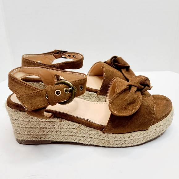 Chase + Chloe Shoes - Chase & Chloe Gaston Espadrille Wedge Size 6.5
